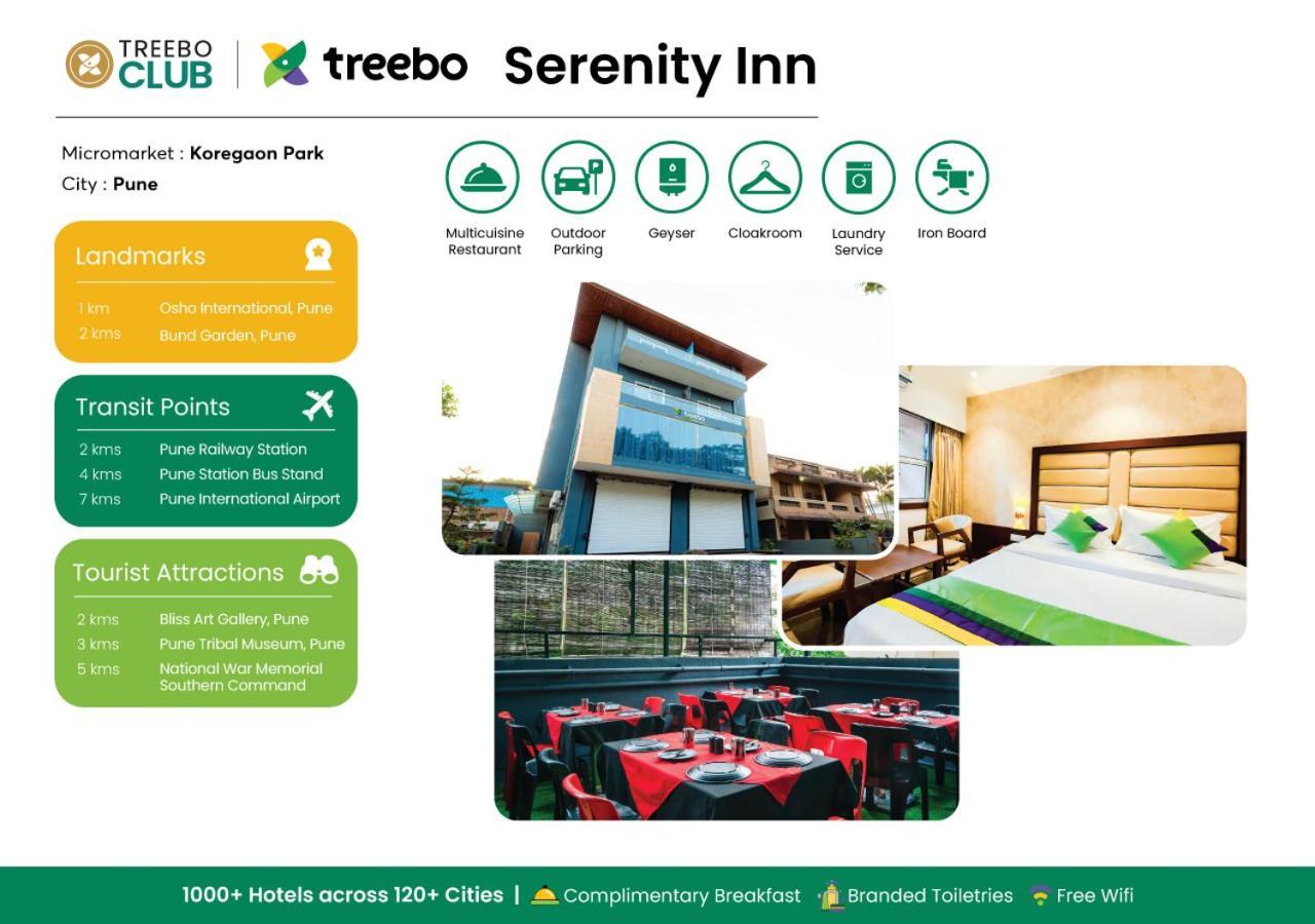 Treebo Serenity Inn, Koregaon Park Пуне Екстер'єр фото